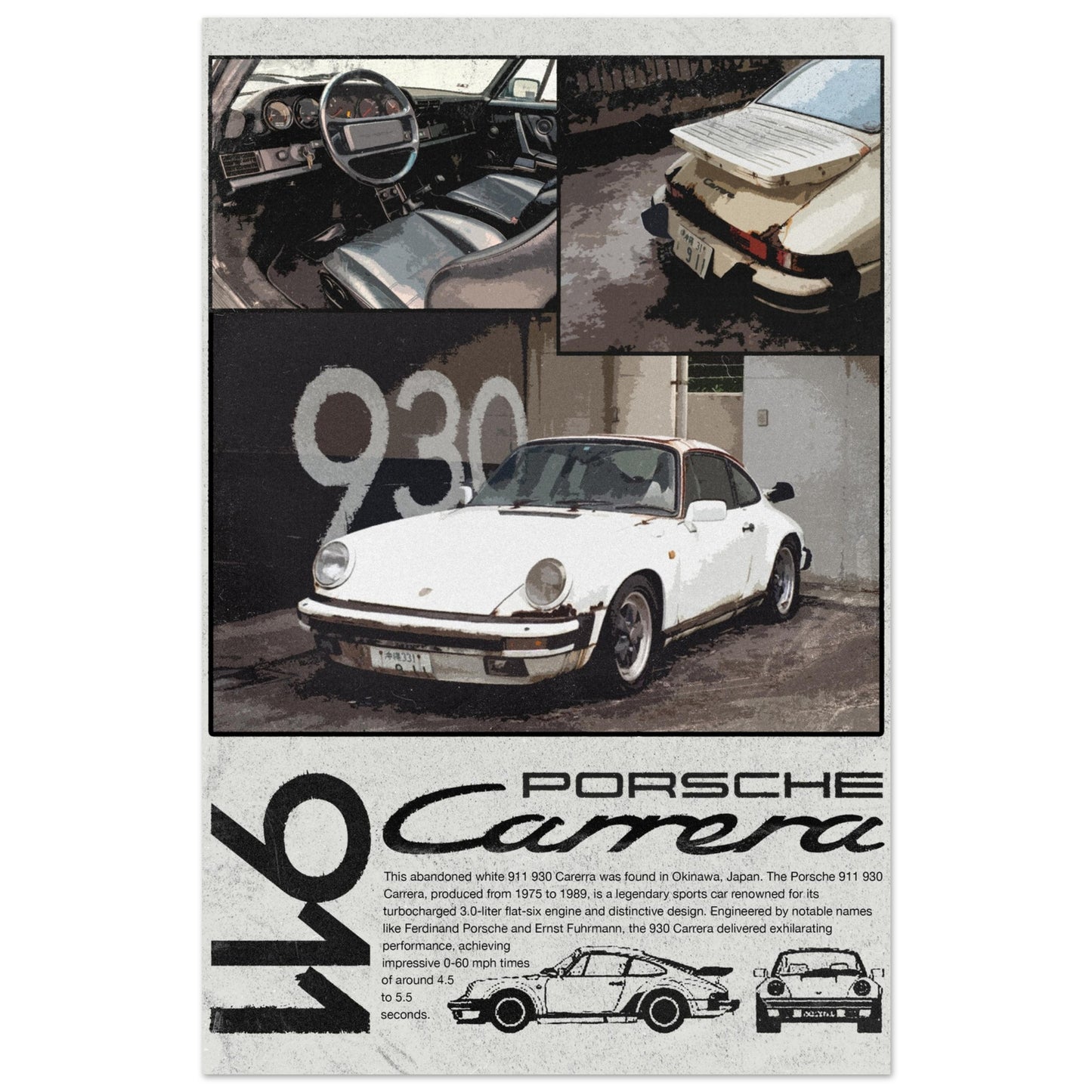 Carrera GT Poster - Unframed