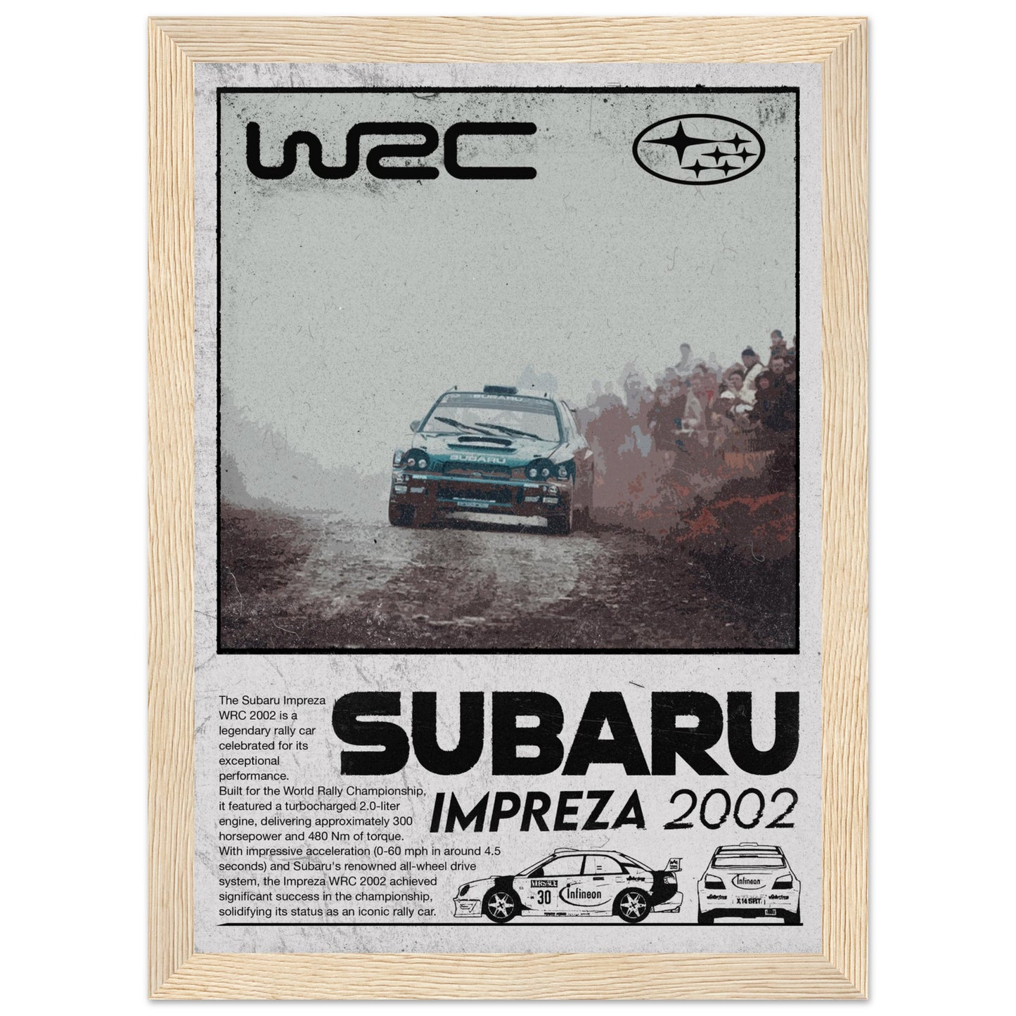 Subaru Impreza 2002 WRC - 4 Frame Options