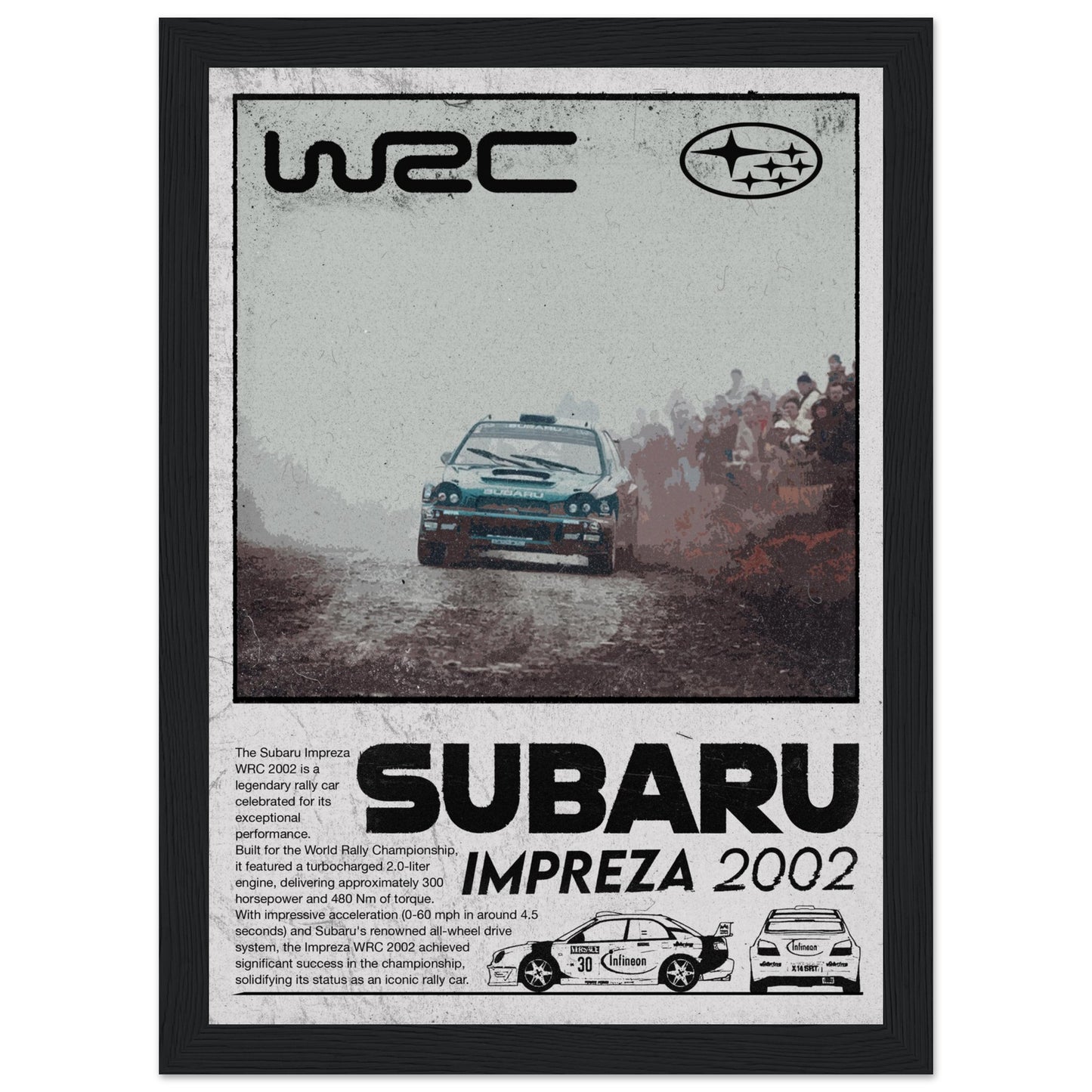 Subaru Impreza 2002 WRC - 4 Frame Options