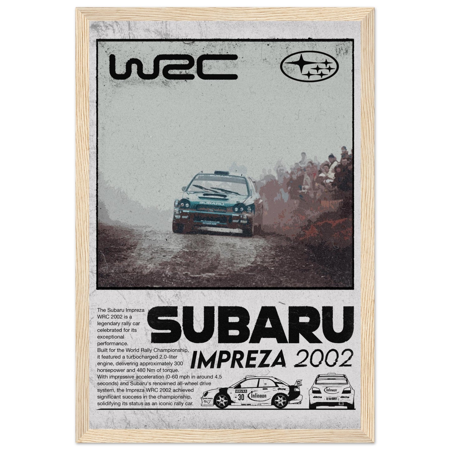 Subaru Impreza 2002 WRC - 4 Frame Options
