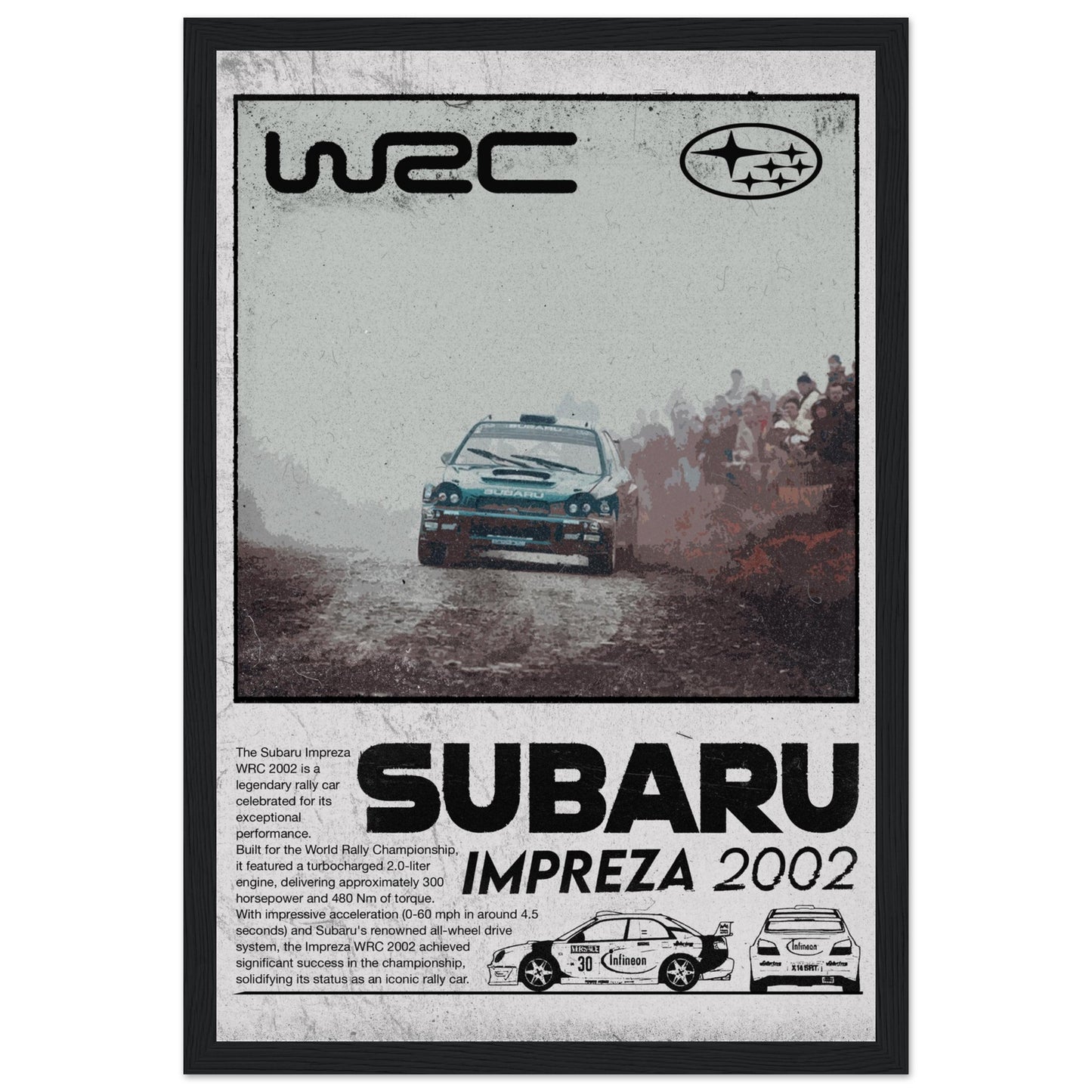 Subaru Impreza 2002 WRC - 4 Frame Options