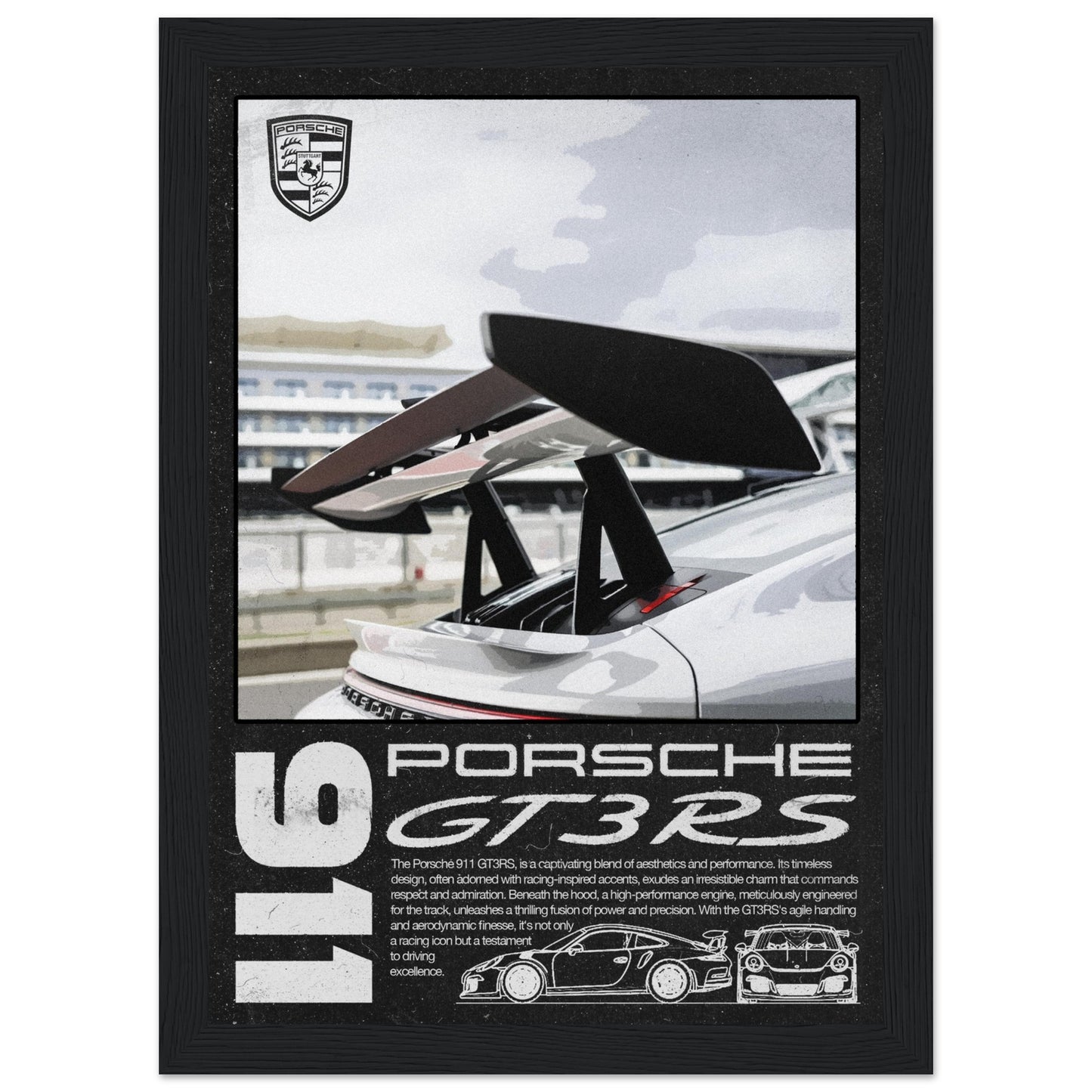 Porsche 911 GT3RS, 4 Frame Options