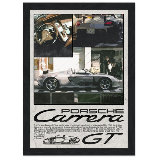 Carrera GT Poster - 4 Frame Options