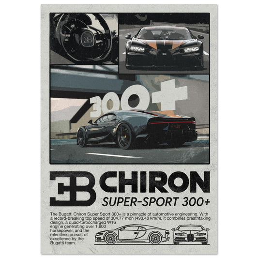 Bugatti Chiron Super-Sport 300+ (Version 1) - Unframed