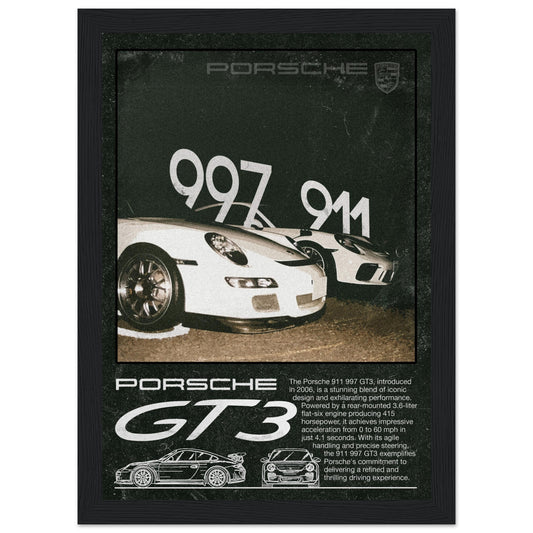 Porsche GT3 911/997 - 4 Frame Options