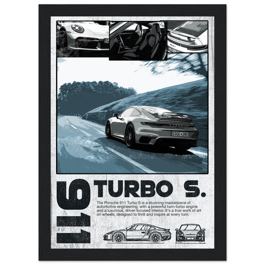 Porsche 911 Turbo S - 4 Frame Options