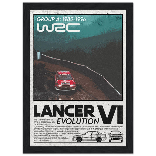 Lancer Evolution VI WRC - 4 Frame Options