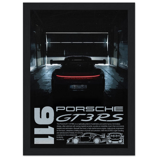 Porsche 911 GT3RS - Dark Edition, 4 Frame Options