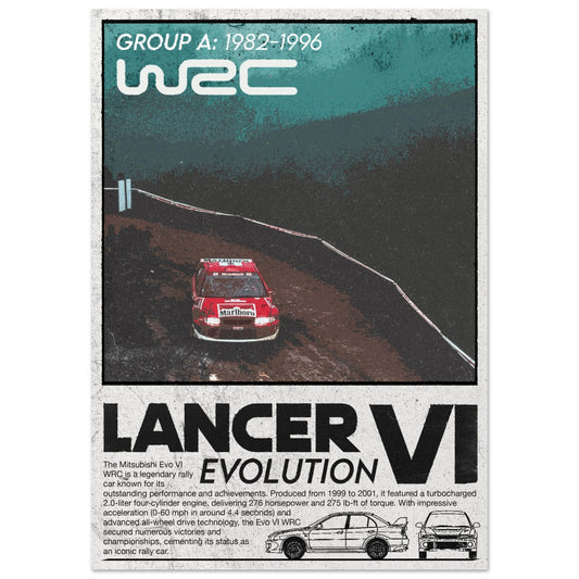 Lancer Evolution VI WRC - Unframed