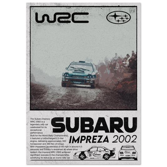 Subaru Impreza 2002 WRC - Unframed