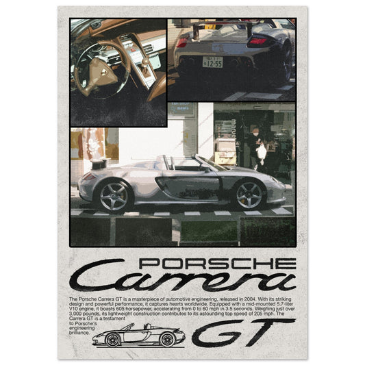 Carrera GT Poster - Unframed