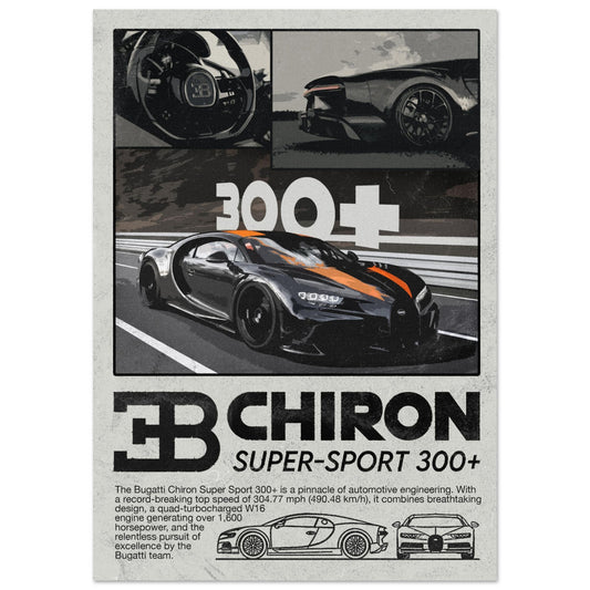 Bugatti Chiron Super-Sport 300+ (Version 2) - Unframed