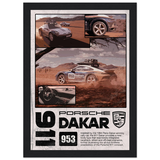 Porsche 911 Dakar - 4 Frame Options